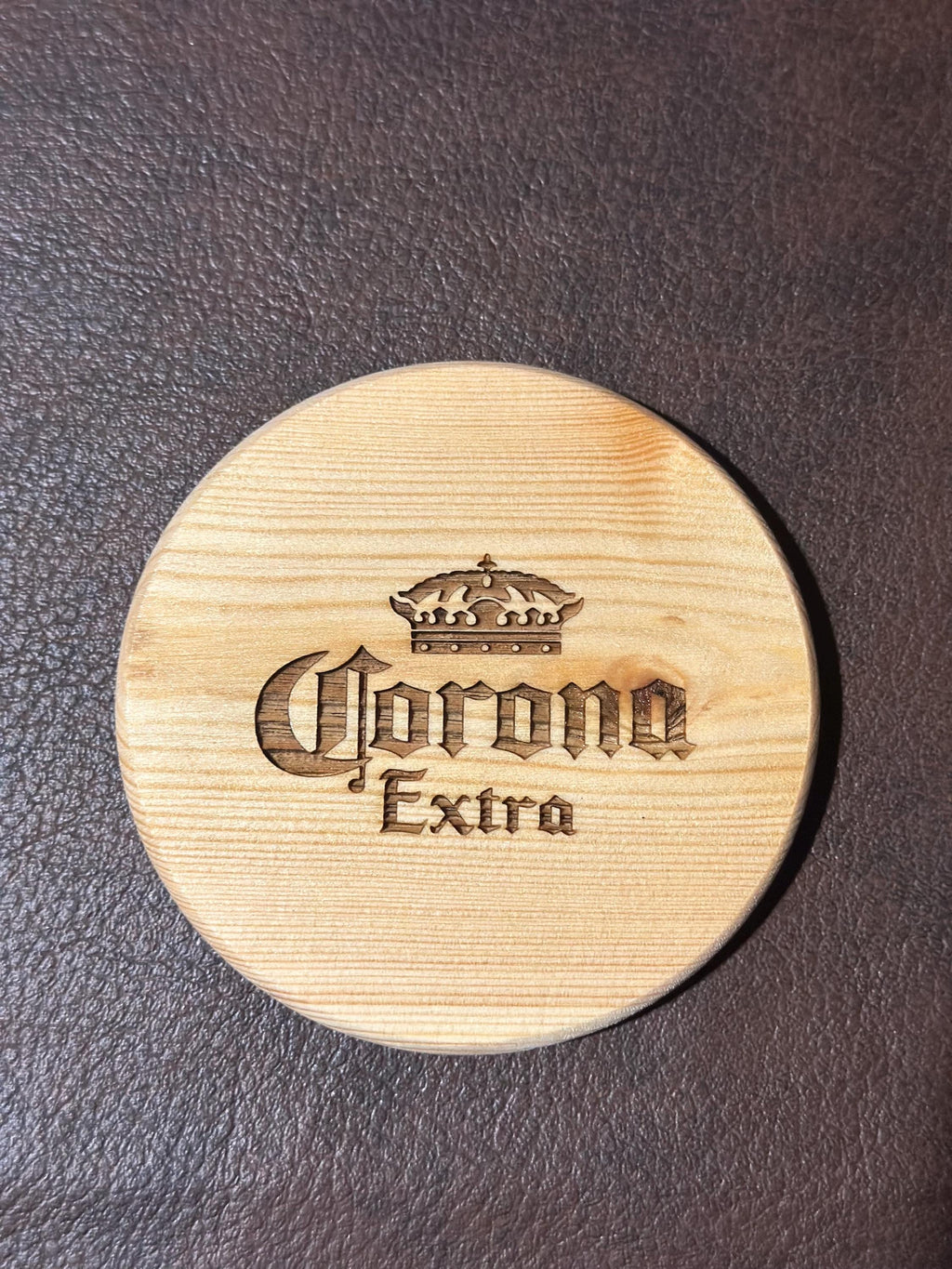 Custom Engraved 3" Wooden Coaster – Personalized Keepsake