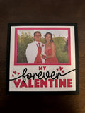 Valentine's Day Photo Frame: 8x8 Black Shadow Box with Inserts