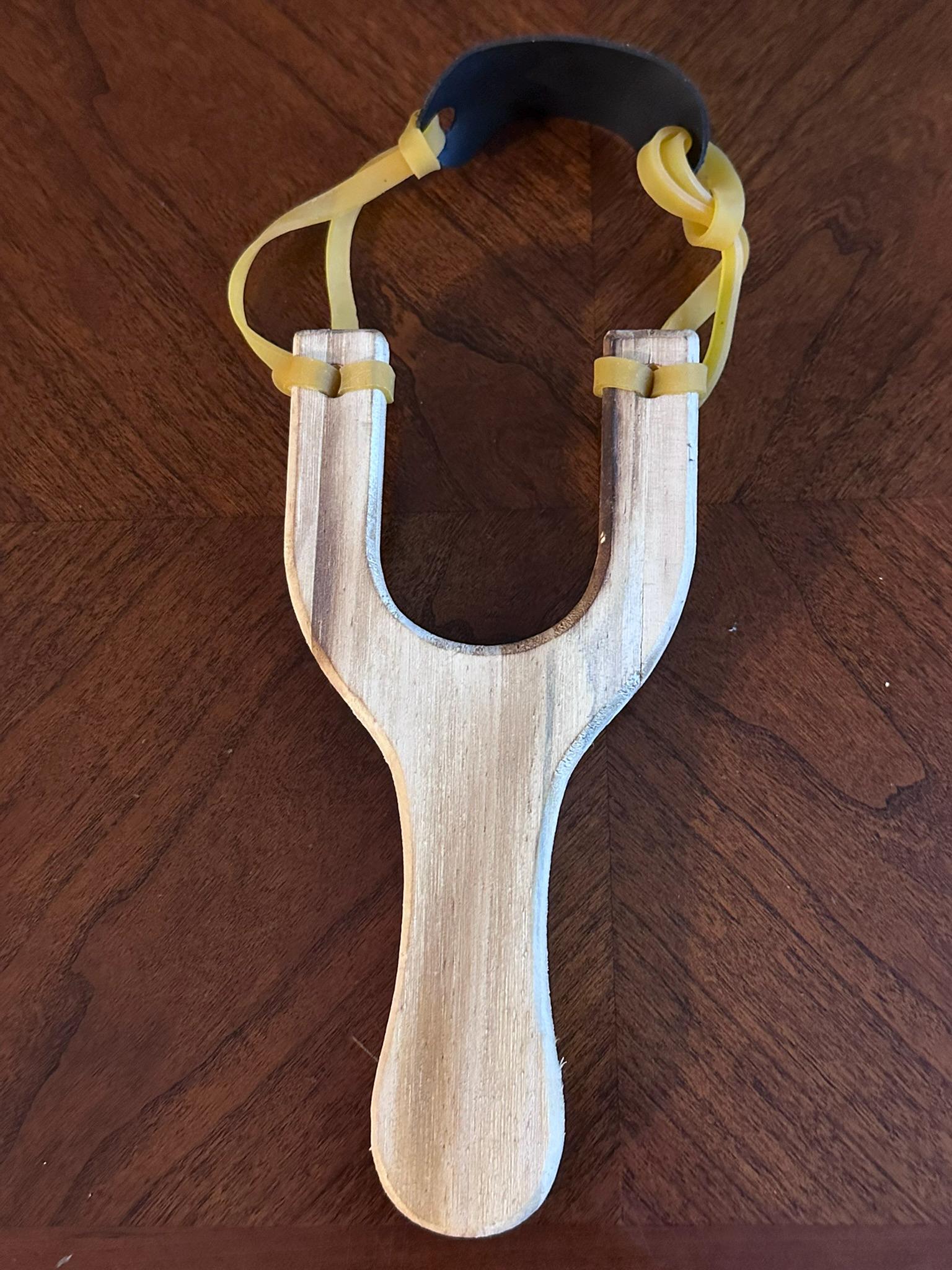 Personalized Wooden Slingshot – Custom Engraved Name