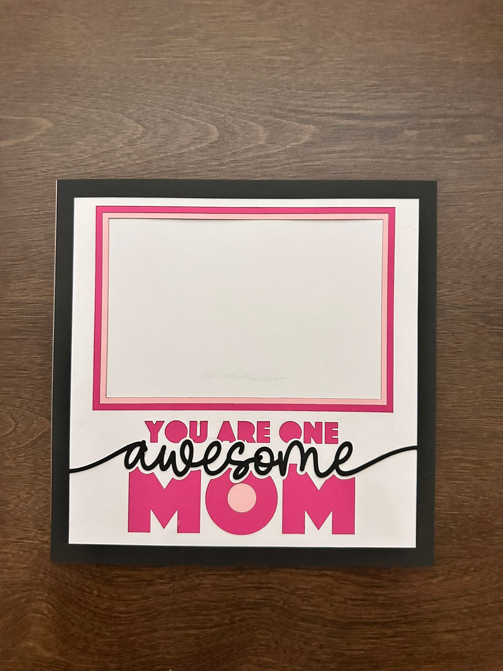 Christmas Memory Shadow Box: 8" Black Photo Keepsake Frame