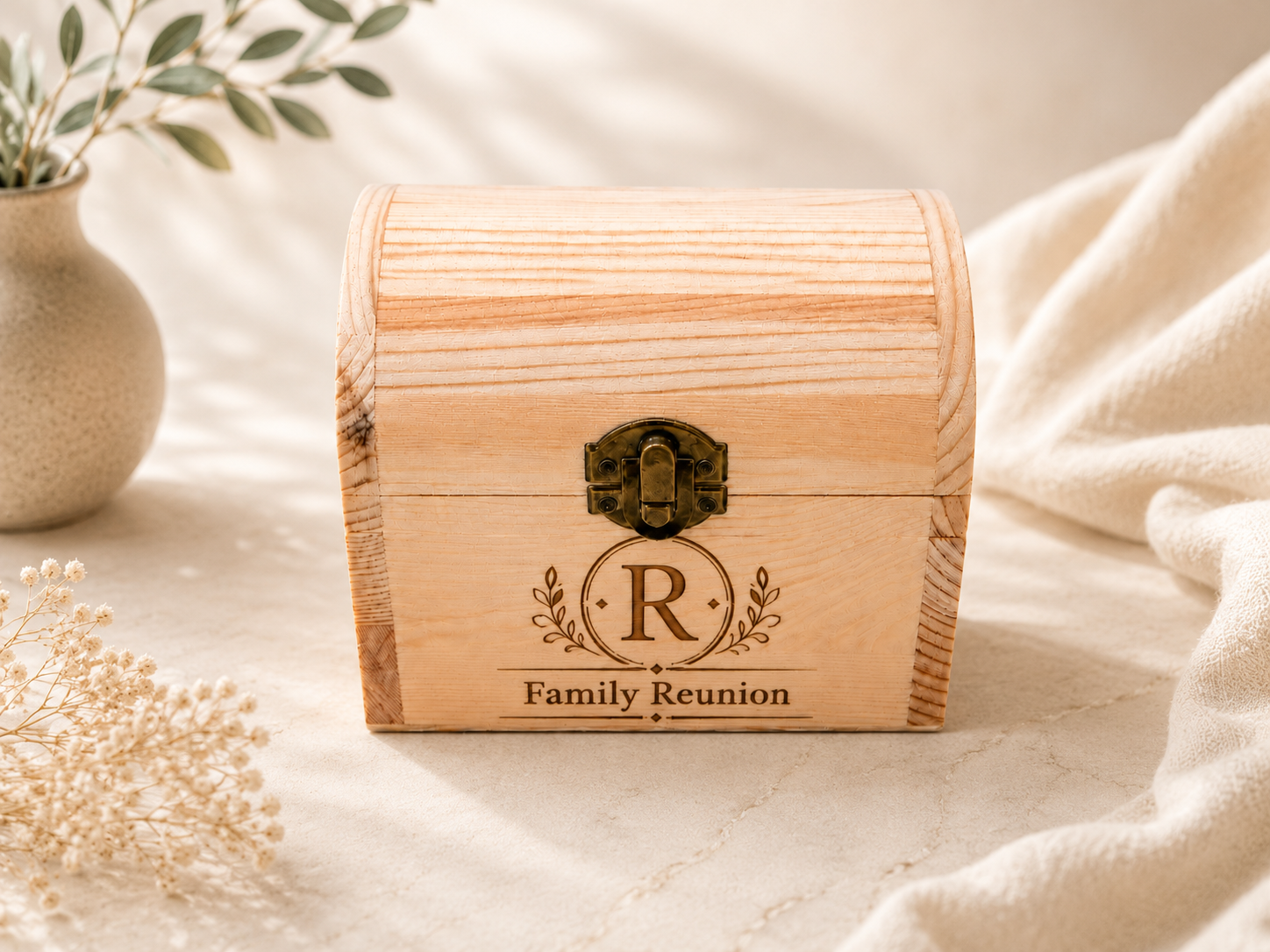Personalized Mini Wooden Keepsake Box