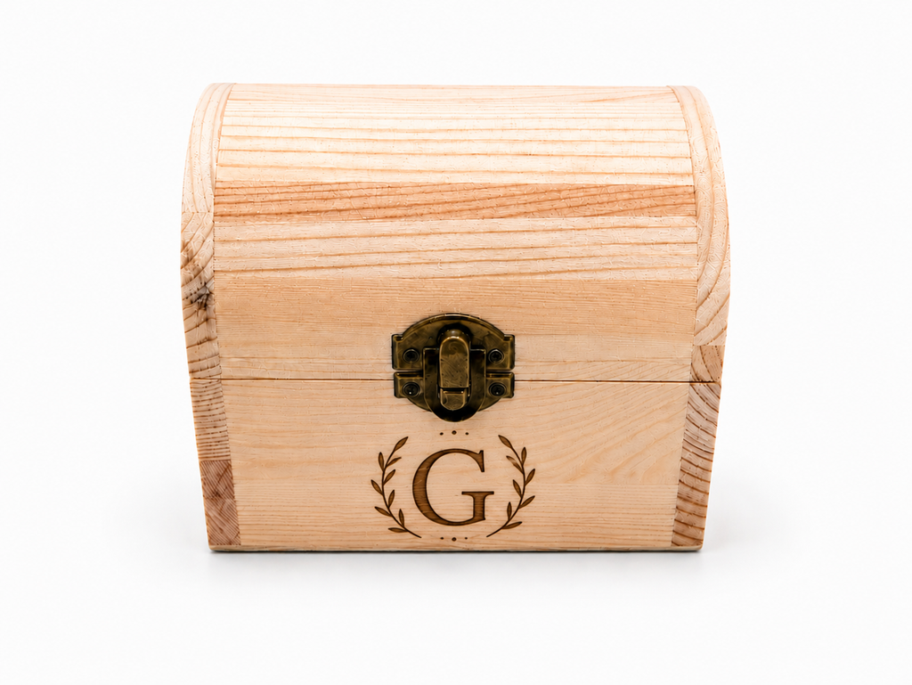 New!! - Personalized Mini Wooden Treasure - Keepsake Box