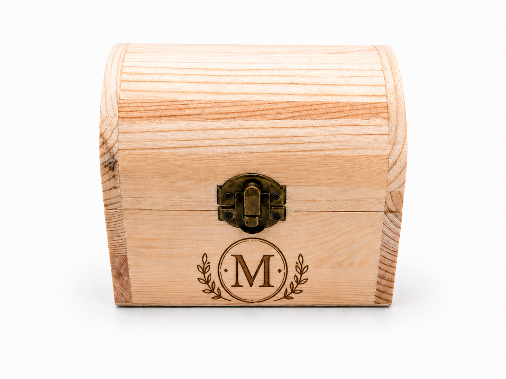 New!! - Personalized Mini Wooden Treasure - Keepsake Box
