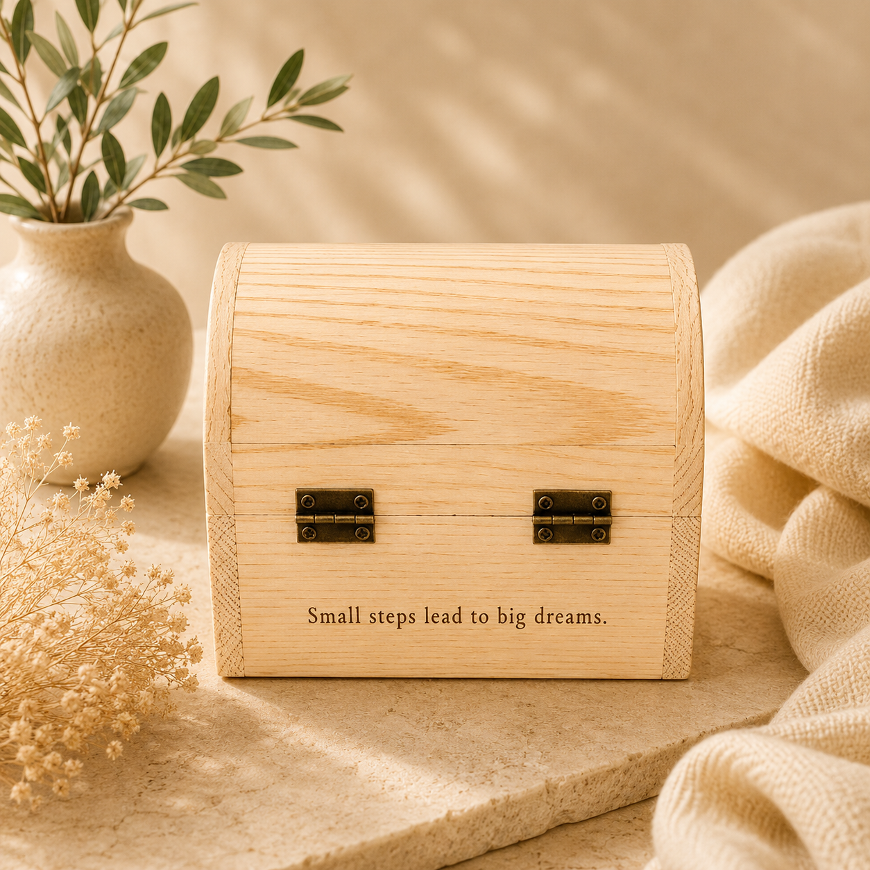 Personalized Mini Wooden Keepsake Box