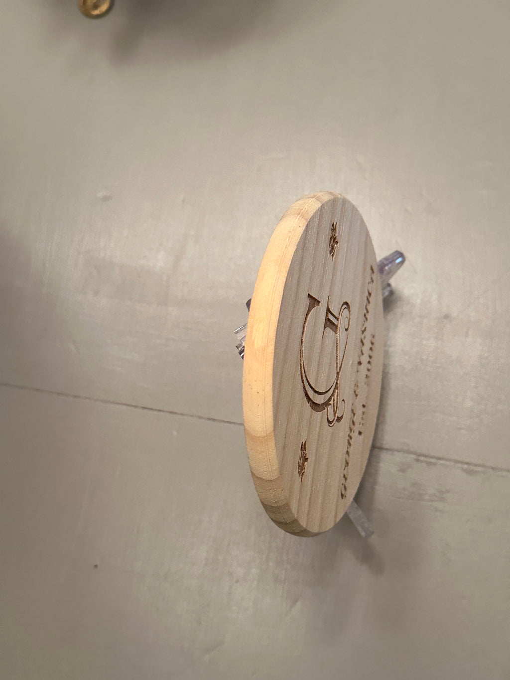 Custom Engraved 3" Wooden Coaster – Personalized Keepsake