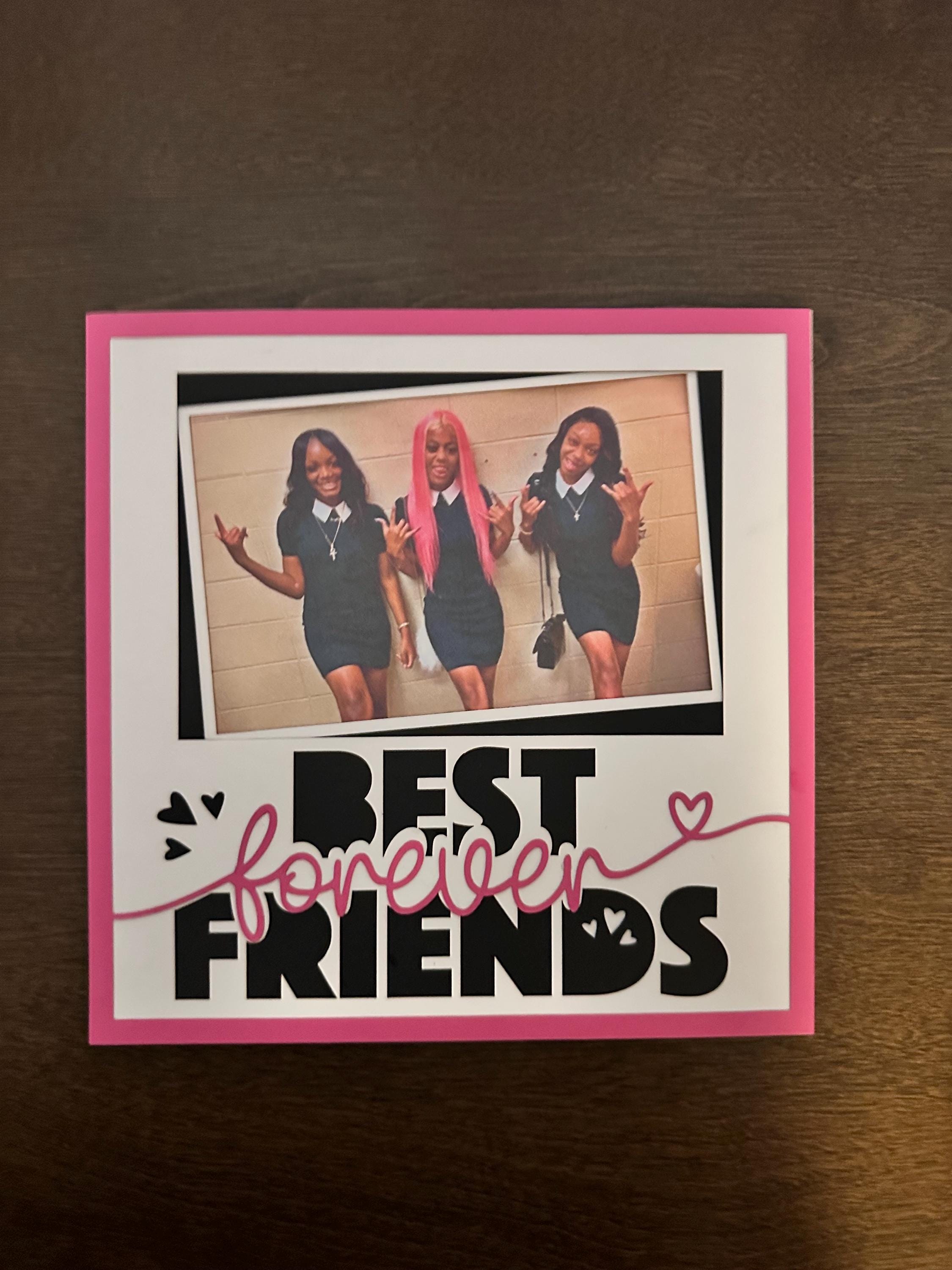 Valentine's Day Photo Frame: 8x8 Black Shadow Box with Inserts