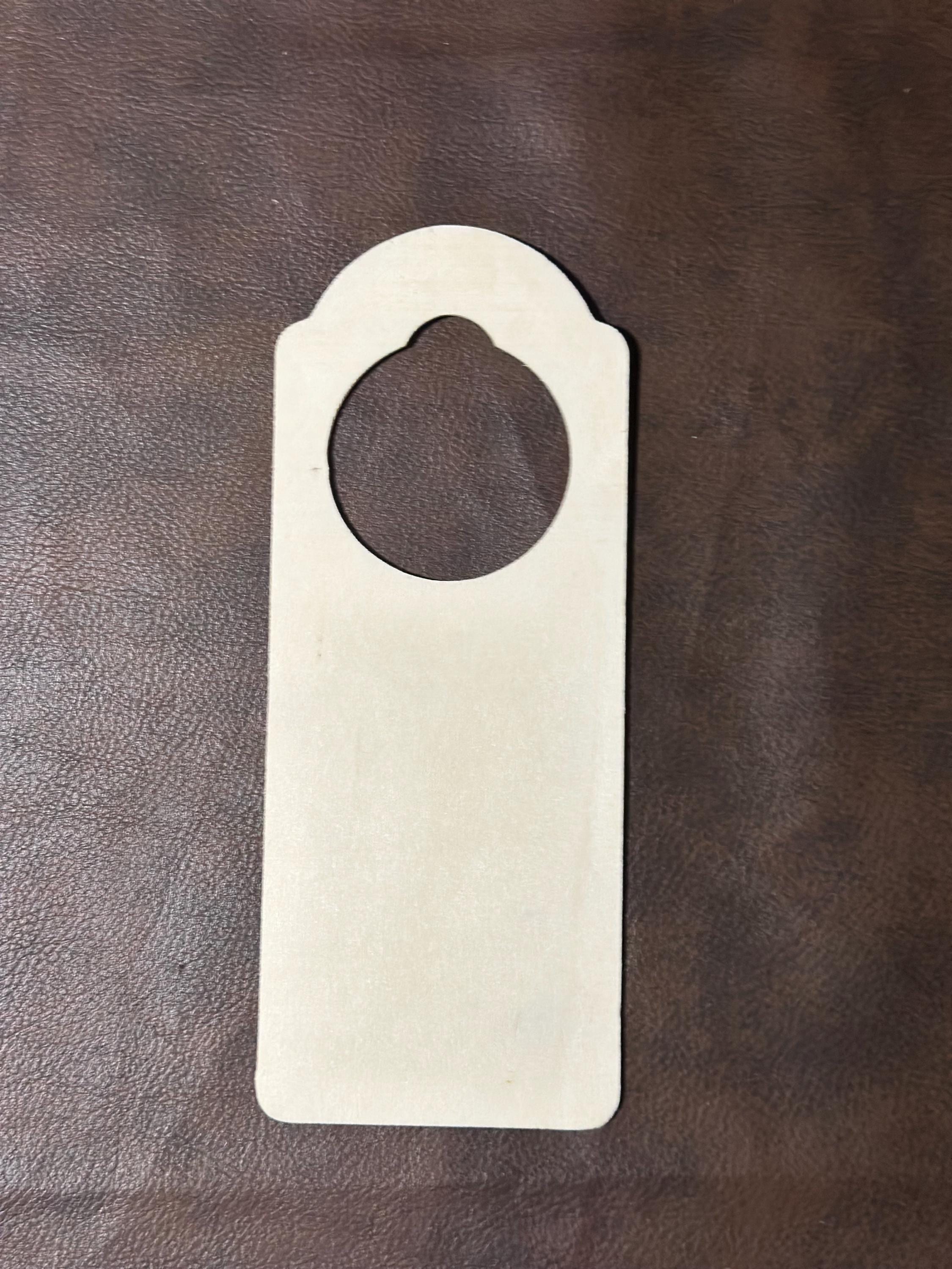 Personalized Door Knob Sign – Customize Your Message!