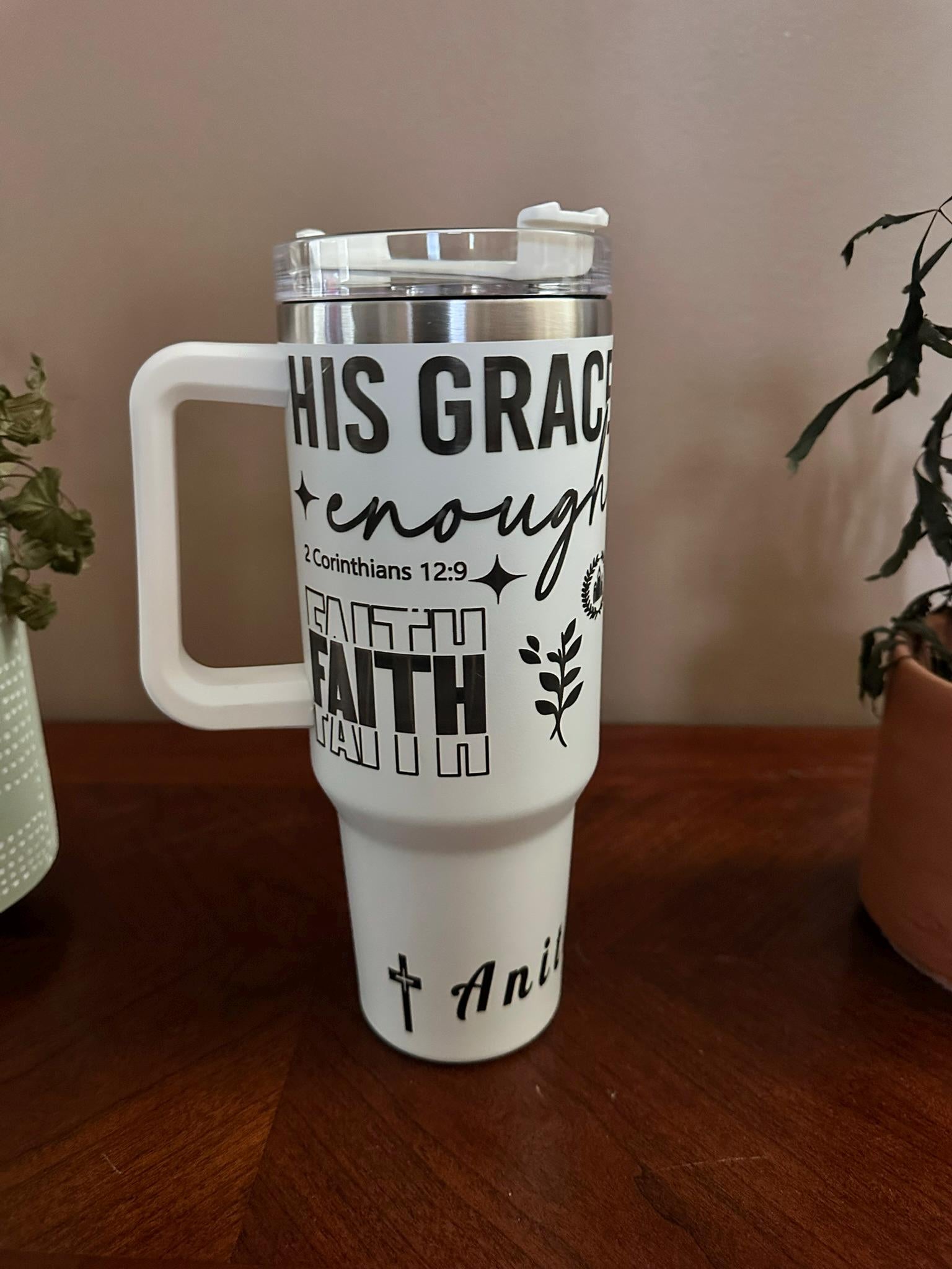 Mother's Day 40oz Tumbler – Personalized Stainless Steel | Keeps Drinks Hot or Cold + FREE Straw