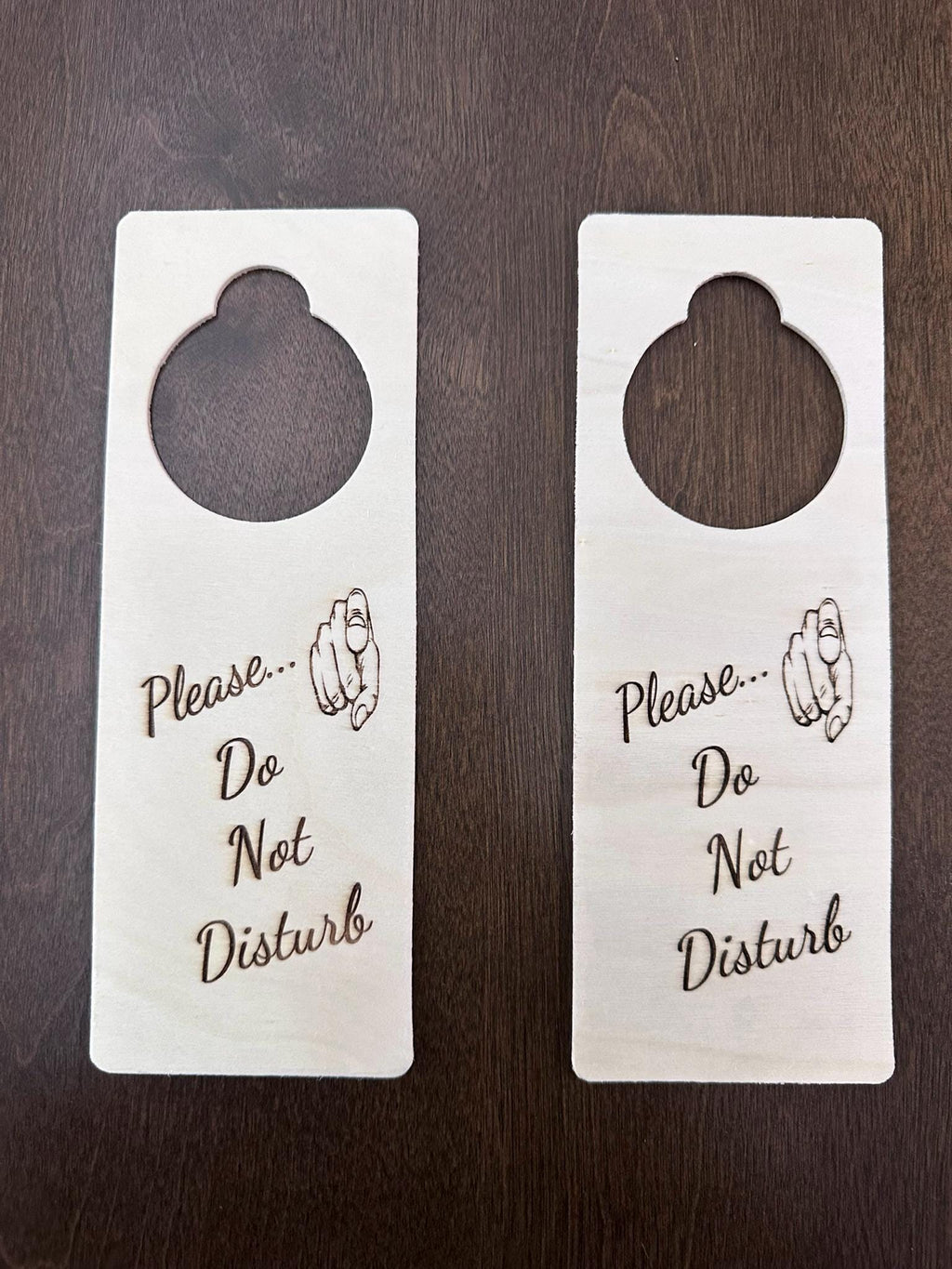 Personalized Door Knob Sign – Customize Your Message!