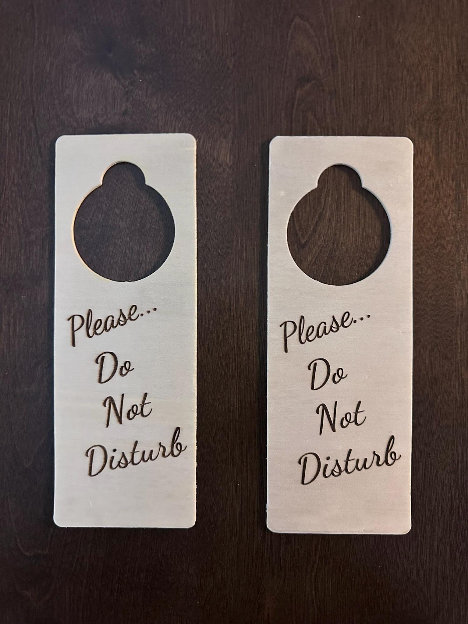 Personalized Door Knob Sign – Customize Your Message!