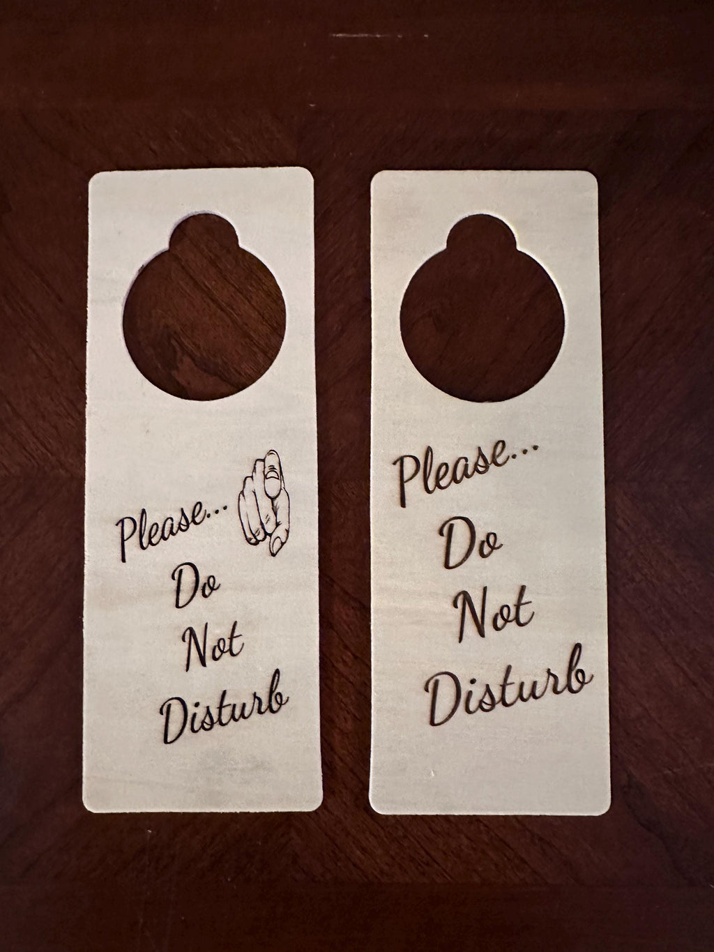 Personalized Door Knob Sign – Customize Your Message!