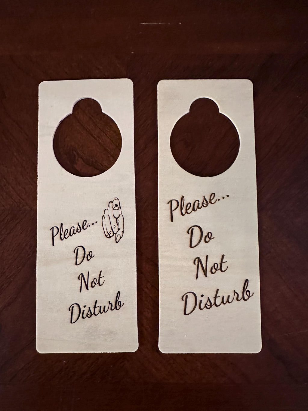 Personalized Door Knob Sign – Customize Your Message!