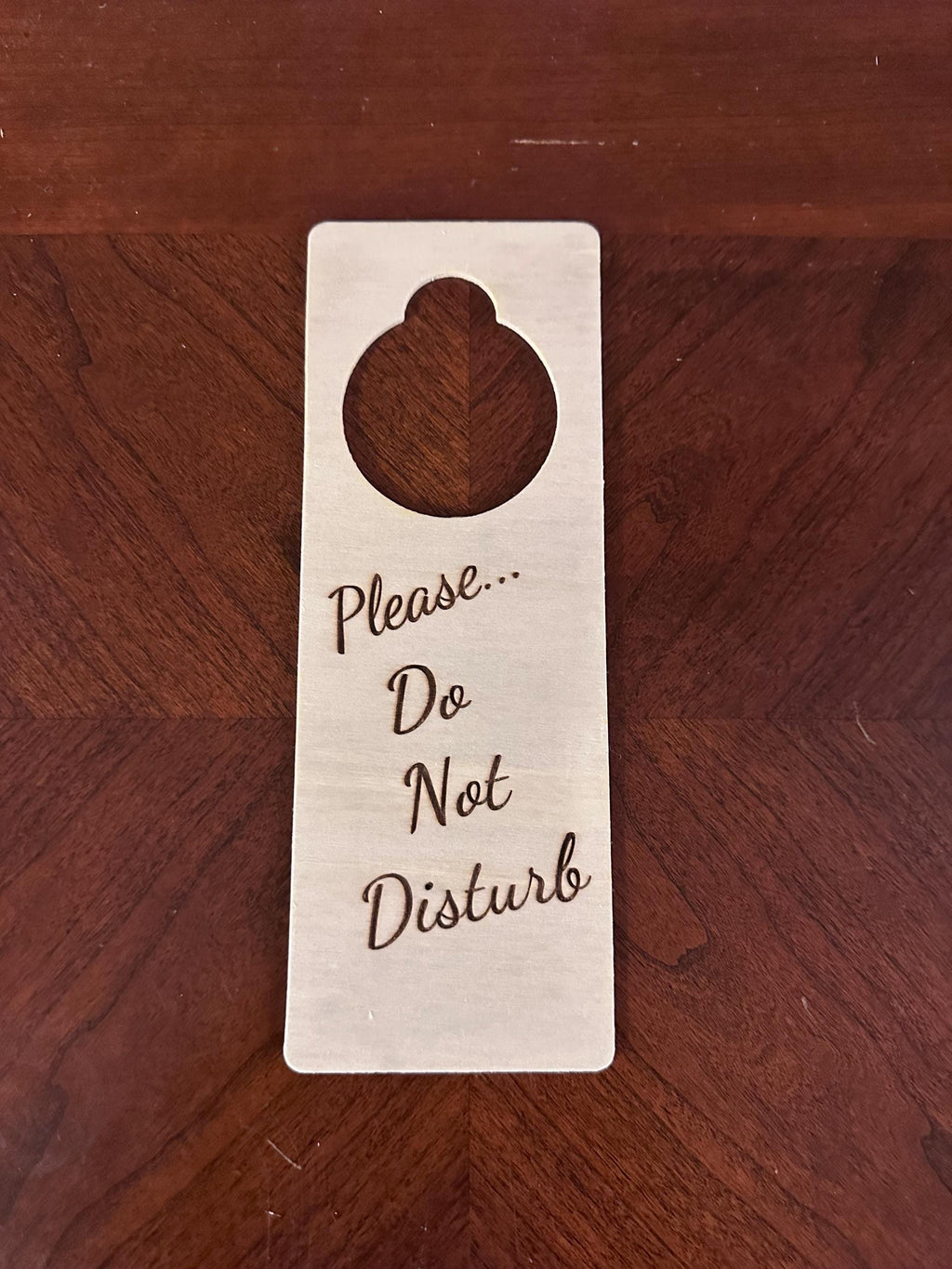 Personalized Door Knob Sign – Customize Your Message!