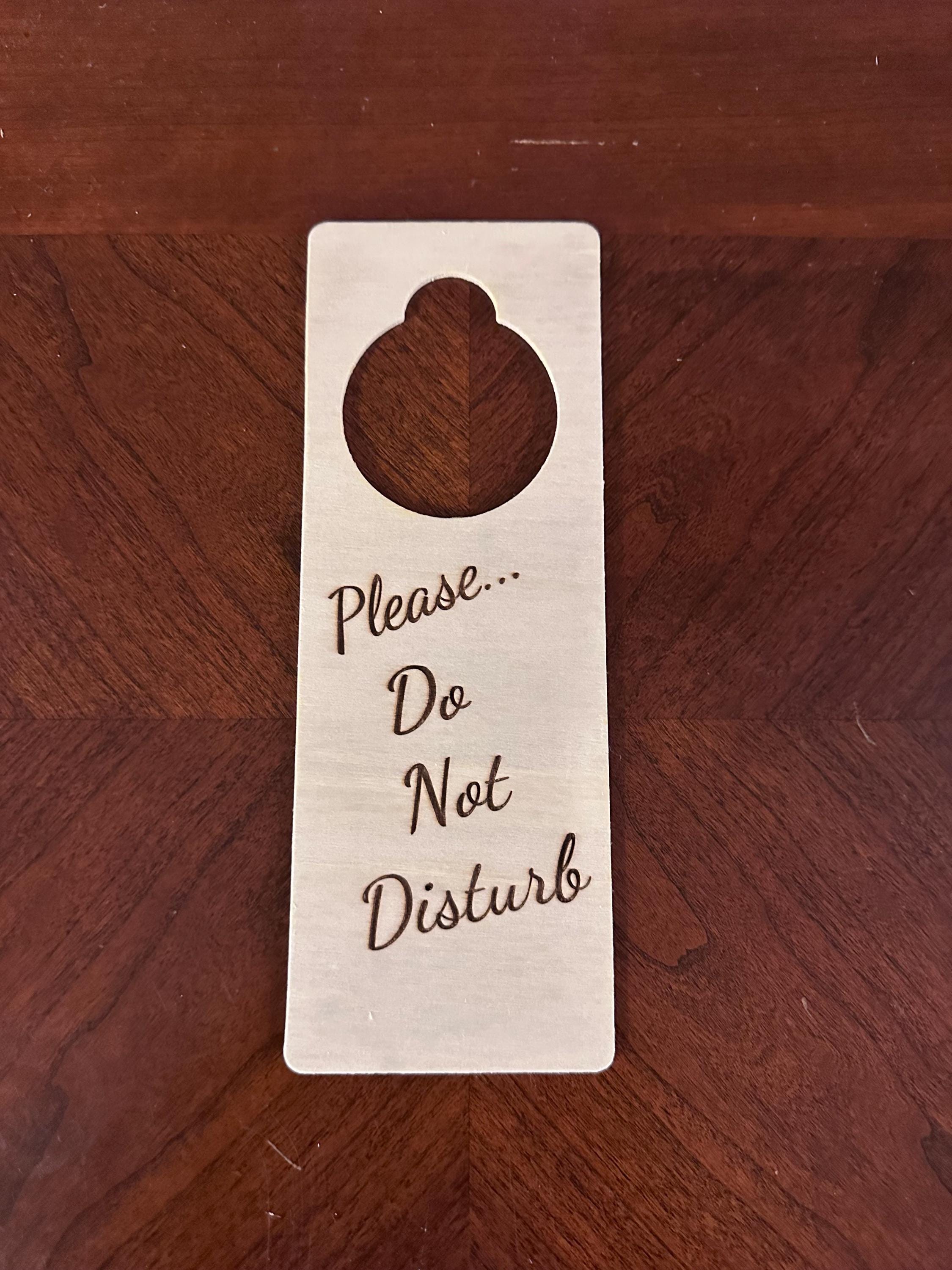 Personalized Door Knob Sign – Customize Your Message!