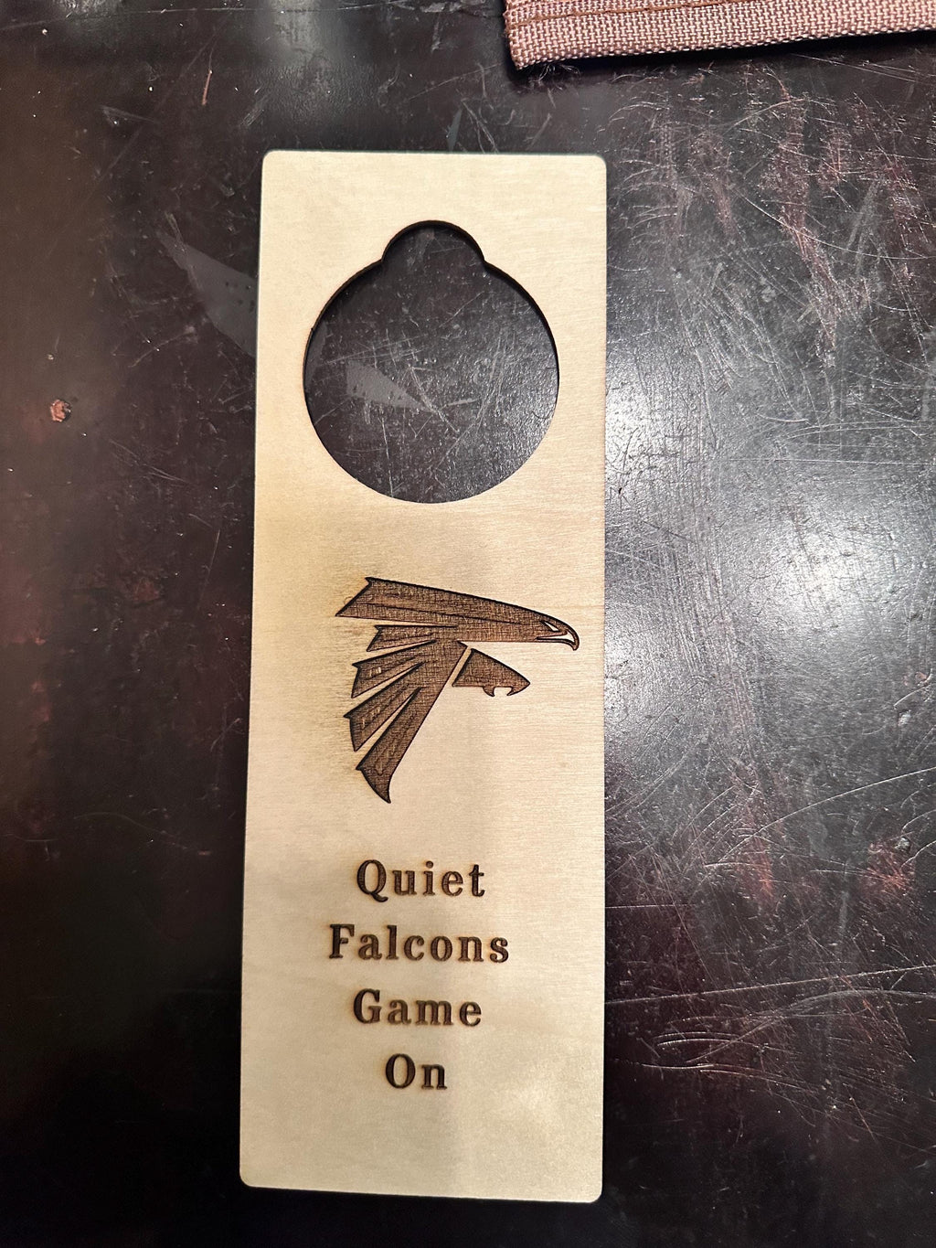 Personalized Door Knob Sign – Customize Your Message!