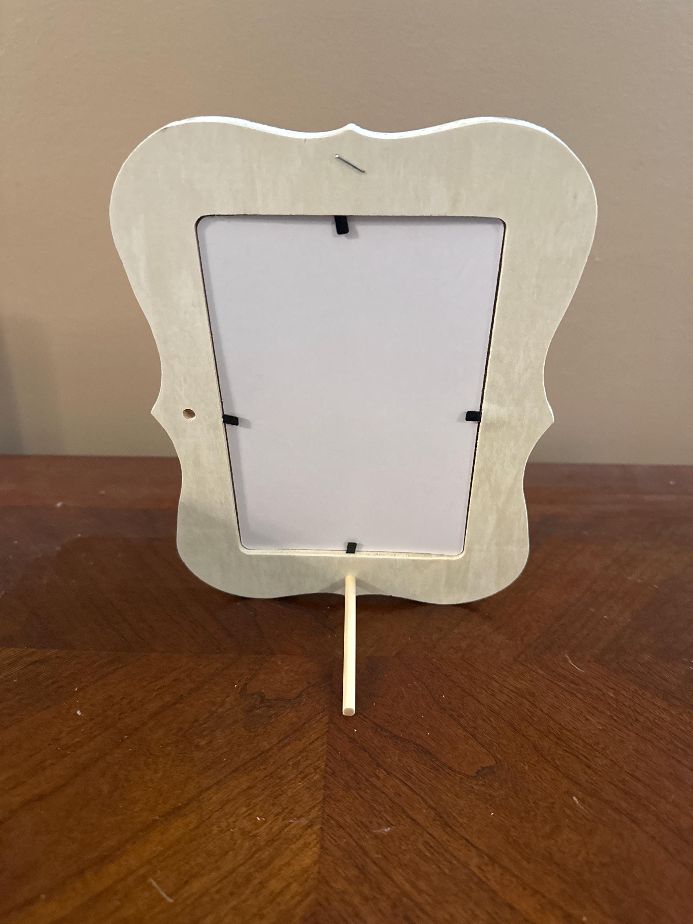 Custom Engraved Wood Photo Frame – 4x6 Personalized Mother’s Day Gift